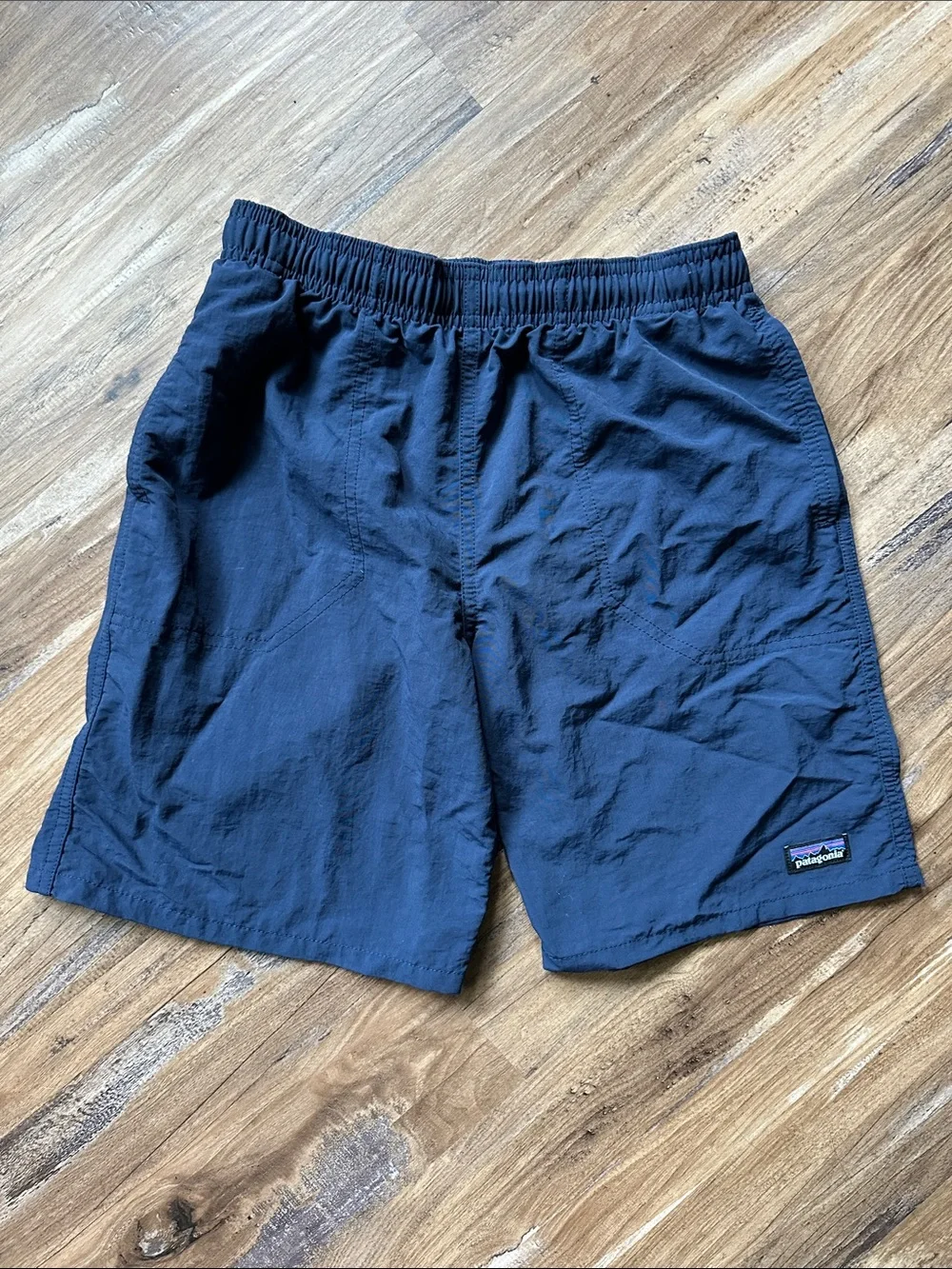 Patagonia Kids Baggies Navy Blue Shorts